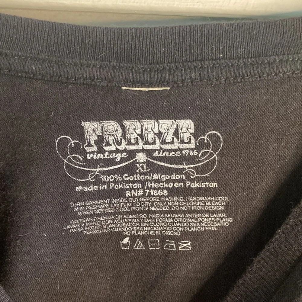 Freeze - XL black short sleeve vintage t-shirt - Picture 2 of 9